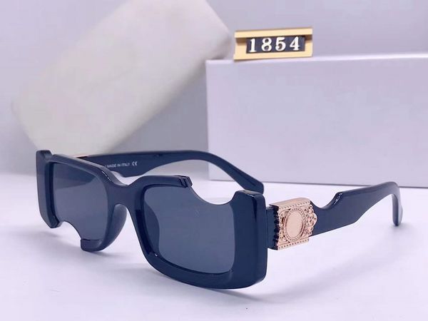 

new 2021 sunglasses for women men special uv protection women designer vintage small square frame 1854 sunglasses quality, White;black
