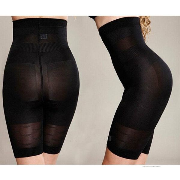 

women body shaper slim tummy corset high-waist shapewear panty underwear women's shapers, Black;white