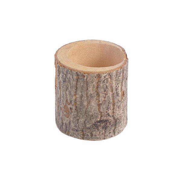 

candle holders wooden candlestick holder table decoration (wood color)