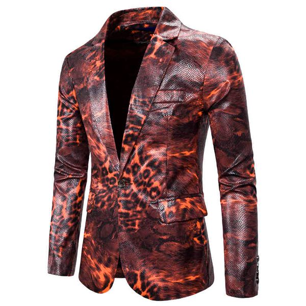 

design sense male fashion nightclub bar ds dancer stage costumes reddish brown punk style men's banquet suits man blazer jacket, White;black