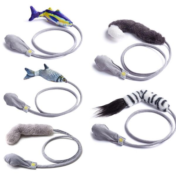 

cat toys plush catnip chew soft animal toy shape funny 5 types 24te