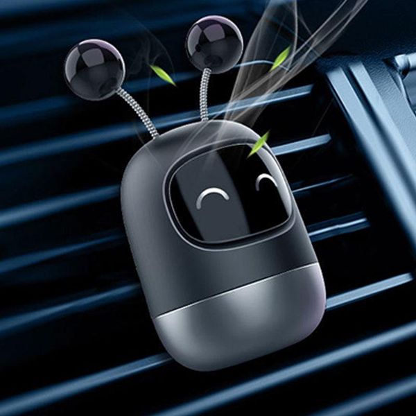

fragrance lamps car perfume air freshener cute robot diffuser solid