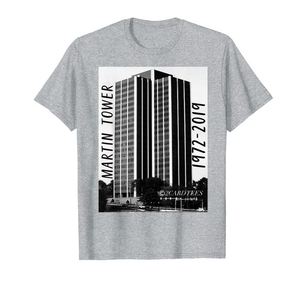 

Martin Tower 1972-2019 Memorial T-Shirt, with Trademark logo, Mainly pictures