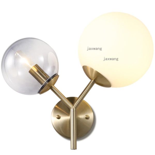 

wall lamp modern led glass ball bedside lamps nordic bathroom creative decorative lights kitchen accessories