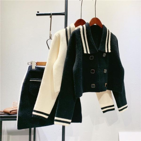 

women pullover sweater 2021 korean autumn winter warm soft knitted femme jumper cashmere for cloths women's sweaters, White;black