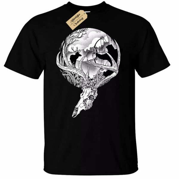 

hunting season hunters man shirt, White;black