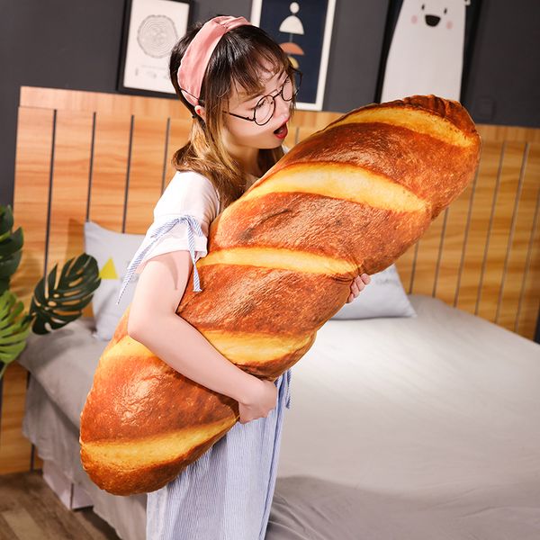 

long butter bread meat floss sesame pizza beefsteak pillows food plush pillow simulated snack decoration backrest cushion