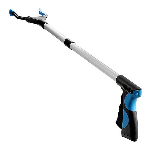 

professional hand tool sets 32inch foldable pickup aluminum reaching aid rotatable rubber gripper long arm extender for elderly