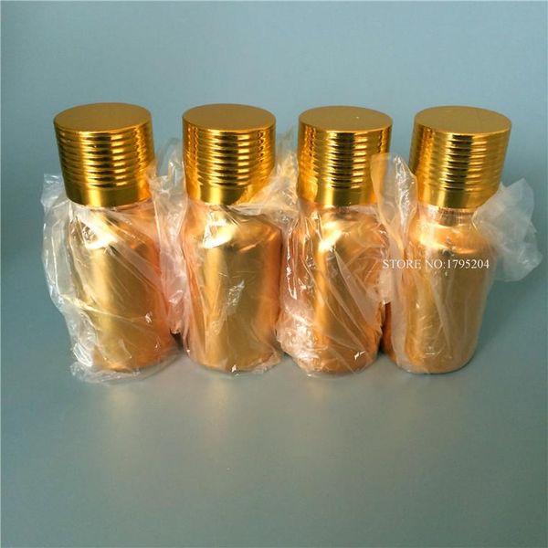 

5pcs/lot 10ml uv mini golden glass dropper oil essential bottles in refillable bottle parfum container makeup tool storage & jars