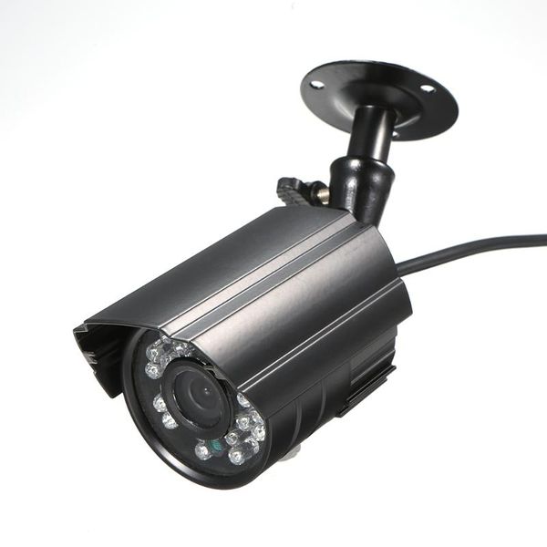 

cameras 2pcs cctv camera color 1080p high-resolution 24 lamp nightvison video surveillance analog security