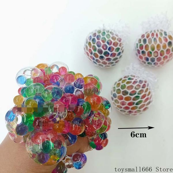 

fidget toys 5cm colorful mesh squishy grape ball anti stress squeeze decompression anxiety venting balls