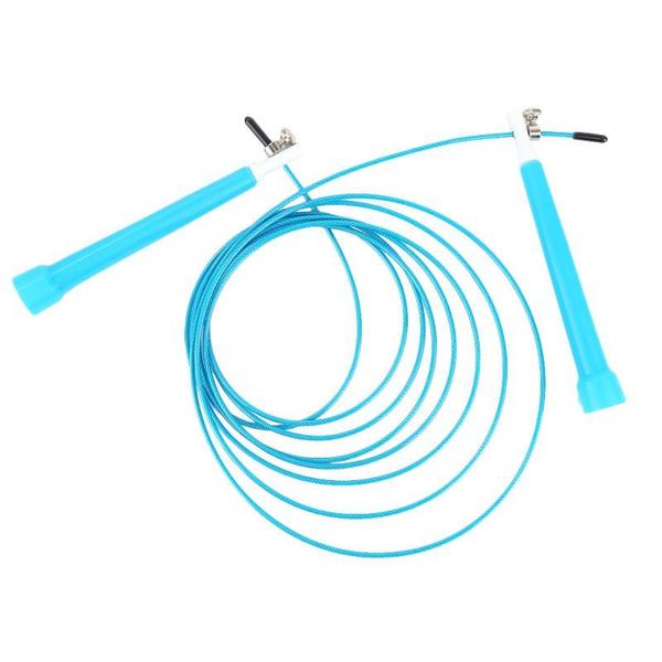 

jump ropes 1x adjustable skipping speed wire fitness exercise cardio lose weight strength training crossfit