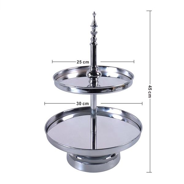 

other bakeware fast cake stand set silver crystal metal cupcake decorations dessert pedestal party display tray