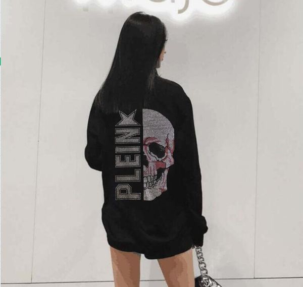 

women's knits & tees hip hop strass female hoodies 2021 fashion releases casual streetwear sweatershirt pullover, White