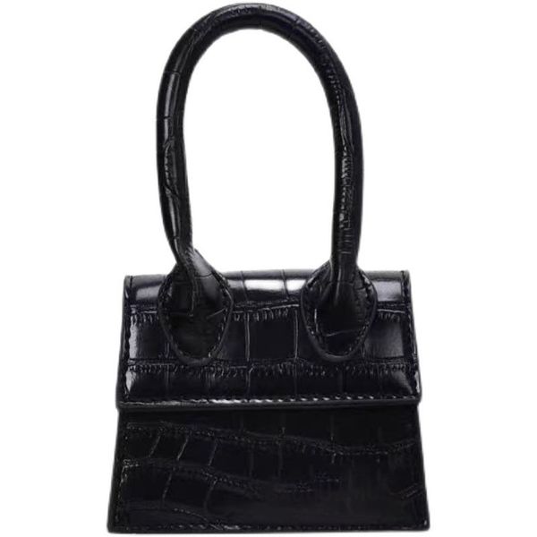 

design female 2021 new french design mini shoulder crocodile pattern hand simple fashion underarm messenger bag