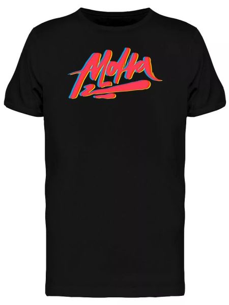 

summer aloha calligraphy men's tee -image by shutterstock, White;black