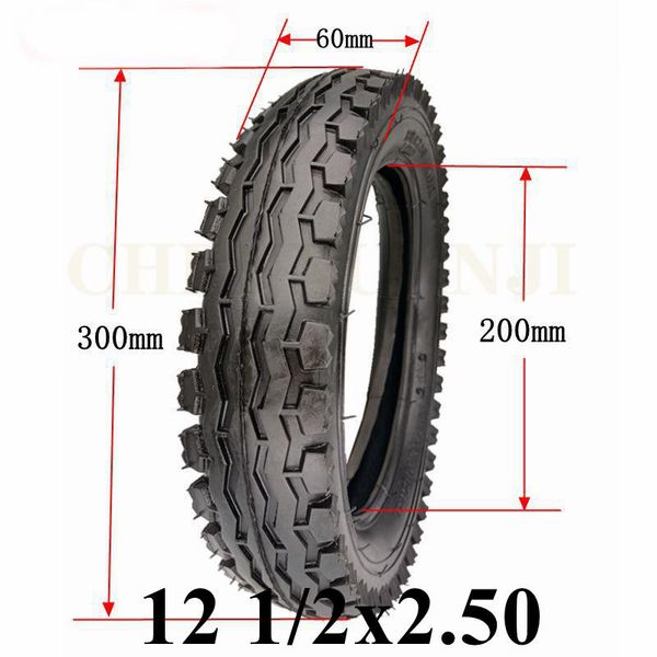 

tyre 12 1/2x2.50 pocket bike scooter moped 49cc rear/front tire innertube motorcycle wheels & tires