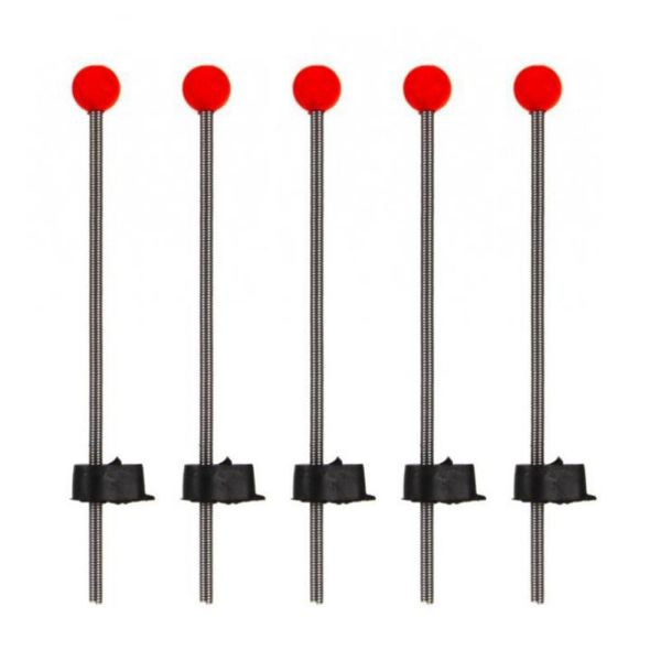 

boat fishing rods 5 pvs winter rod red ball spring portable ice pole tip accessories