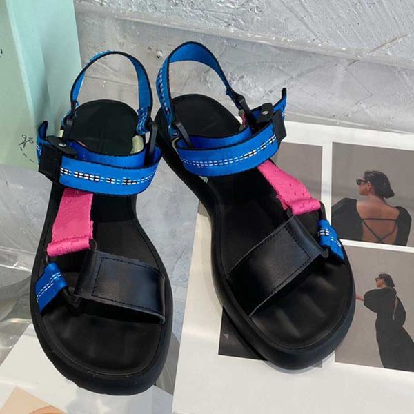 Herren Damen Casual Sandalen Damen Luxus Designer Wohnungen Frühling Sommer Outdoor Strand Neuheit Sandalen Paare Top Qualität Rutschfeste Sohle