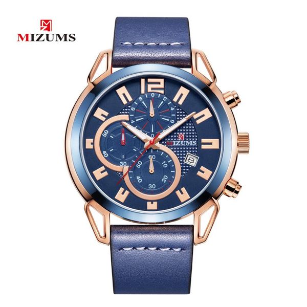 

wristwatches brand chronograph sport mens watches quartz clock leather male wristwatch fashion gift for men relogio masculino, Slivery;brown