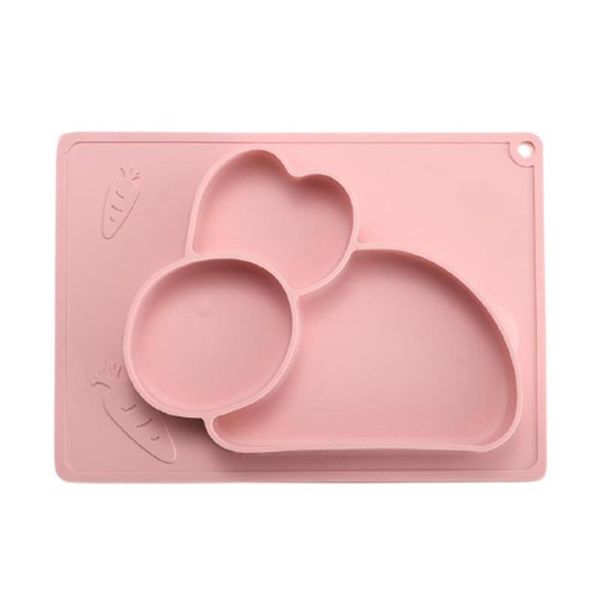 

dishes & plates silicone children's supplement tray baby waterproof rice bowl