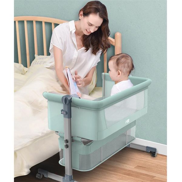 

baby bed portable foldable cradle with mattress mosquito net multifunctional cribs bedside bassinets for infants