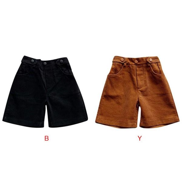 

shorts 2021 baby girl solid print short pants casual cotton loose bottoms, Black