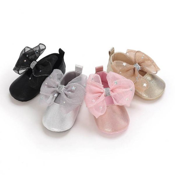 

baby girls shoes first walkers lace bowknot toddler footwear spring autumn moccasins soft princess wear b7357
