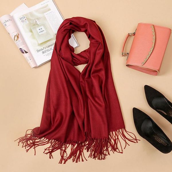 

scarves winter scarf women warm cashmere long wrap shawl plaid knit, Blue;gray