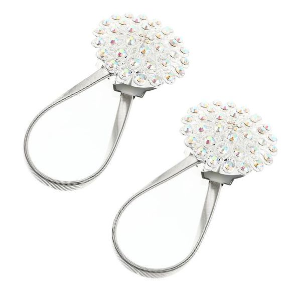 

hooks & rails 2pcs curtain fixing buckles exquisite holders magnetic