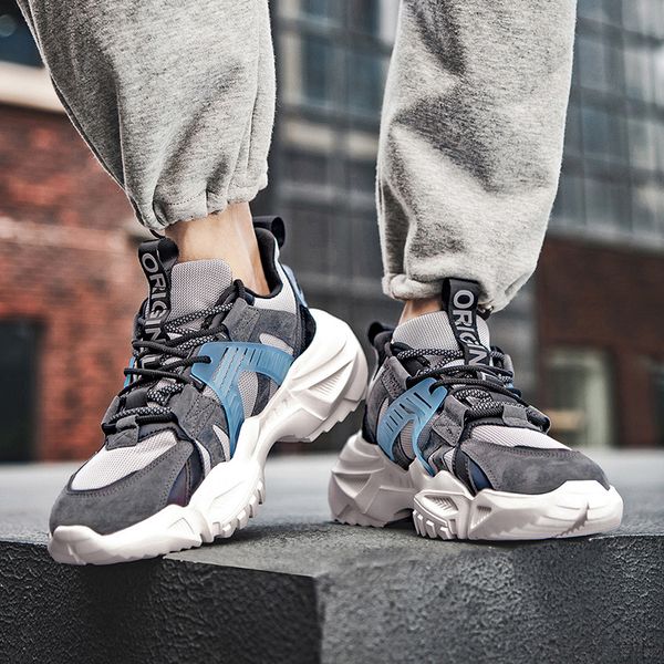 

Mens Vulcanize Shoes 2021 New spring super popular zapatos hombre Lace-up men cozy Jogging Shoes Platform Tenis Masculino, Beige