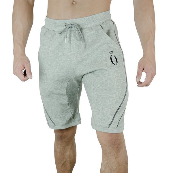 

Men's Shorts Summer Men Casual Cotton Male Gyms Fitness Knee Length Short Elastic Waist Sweatpants Jogger Workout Sportswear QUXU, White;black