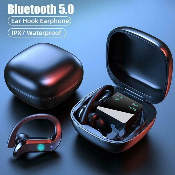 

headphones & earphones tws bluetooth-compatible 5.0 mini wireless sport earphone with mic business waterproof earbuds gaming headset