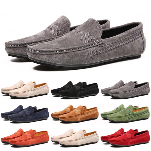 

designer men casual shoes black red loafers outdoor flat slip on fashion mens trainers sneakers size 40-47 color4