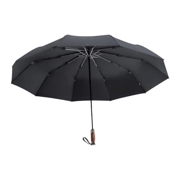 

umbrellas gift folding umbrella large 10 ribs outdoor fully automatic windproof strong lightweight waterproof travel business for rain