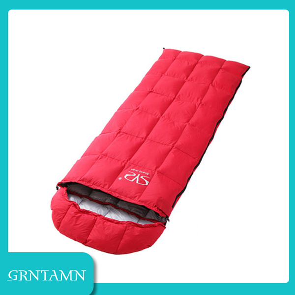 

very warm white down filled sleeping bag fit for winter thermal 4 kinds of thickness camping travel bags