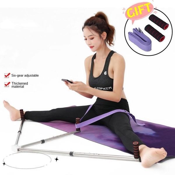 

resistance bands 6/9holes ballet leg extension machine flexibility split legs ligament stretcher straight horse stainless steel trainingequi