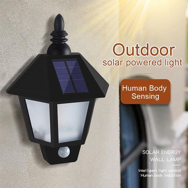 

outdoor wall lamps solar lights motion sensor lamp waterproof led for home front door garden balcony landscape decoration light