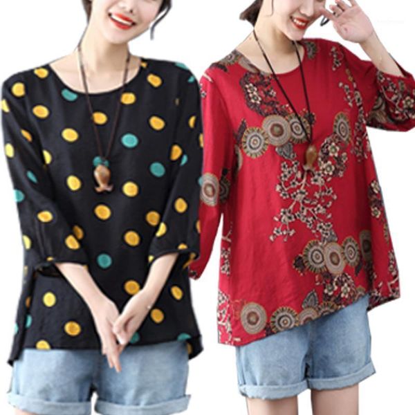 

women shirt floral plus size big blouse summer fashion oversize loose style sale women's blouses & shirts, White