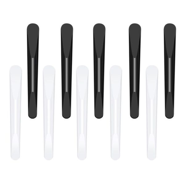 

eyebrow tools & stencils lurrose 10pcs makeup frosted tip spatula cosmetic mask for mixing and sampling facial white black