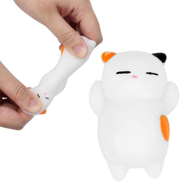 

3Pieces/Lot1pcs Cute Kitty Charm Cute Pinch Music Release Pressure Can Slowly Rise Mini Squeeze Toys To Relieve Stress
