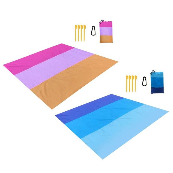

waterproof pocket beach blanket folding camping mat for travel outdoor pads