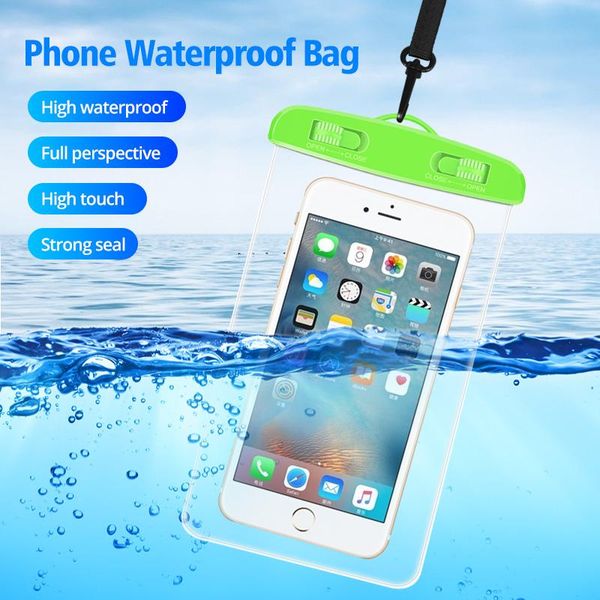 

cell phone pouches seynli waterproof swimming bag underwater mobile bags case cover for beach boat sports ski drift diving