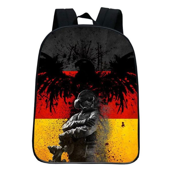 

school bags game rainbow six siege backpack kaneki ken kindergarten fashion bag travel notebook students gifts