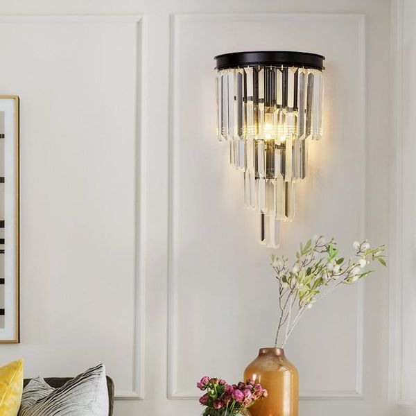 

modern led crystal bathroom light mirror penteadeira lampara pared lampada camera beside lamp wall