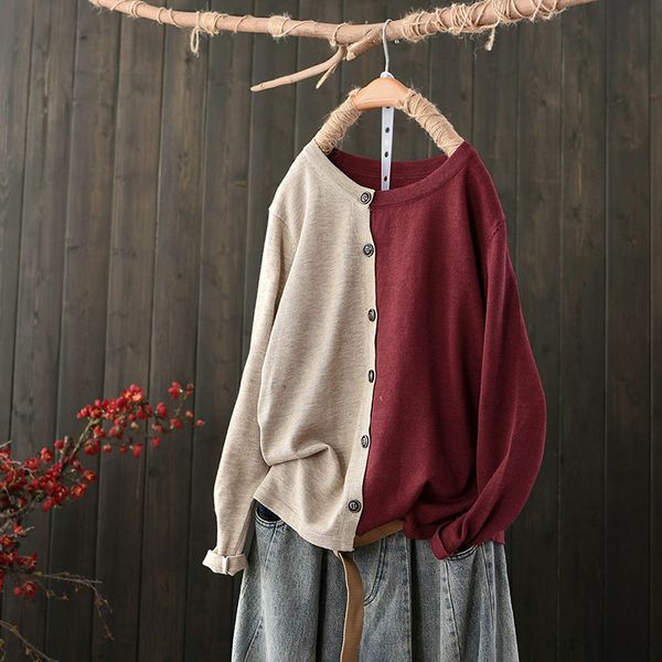 

vintage torn khaki open casual fine cardigan mesh ladies sweaters, White;black