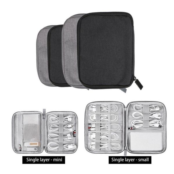 

storage bags electronics accessories organizer travel kit case pouch digital bag for usb data cable earphone wire pen power bank