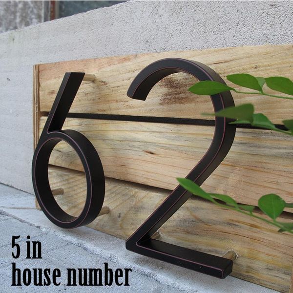 

in modern house number el home door outdoor address plaque zinc alloy for sign #0-9 other hardware