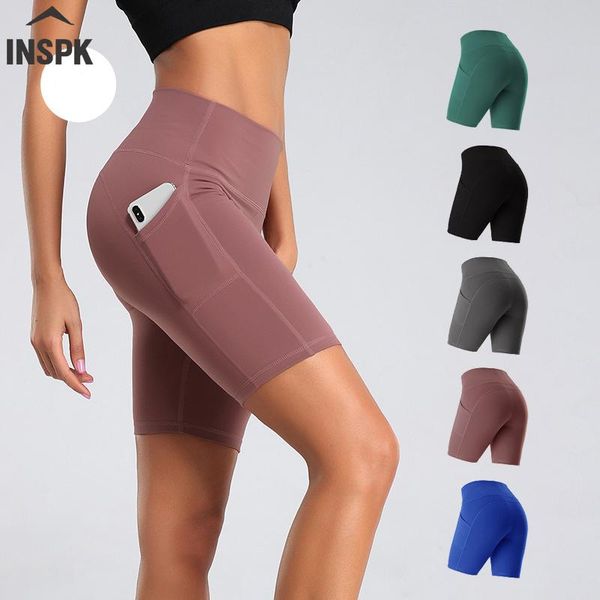 

yoga outfits 2021 summer women shorts high waist seamless hip-up tight elastic sport push up running fitness gym clothes, White;red