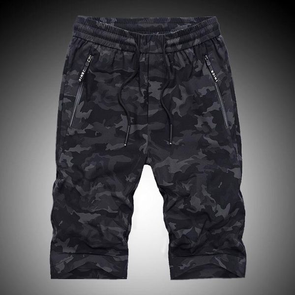 

summer thin section young loose shorts camouflage casual men's, White;black